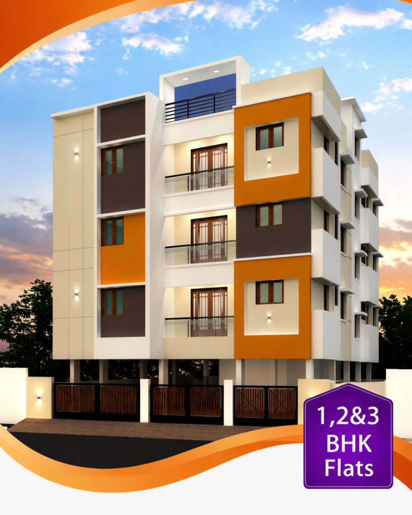 1,2&3 BHK Apartments